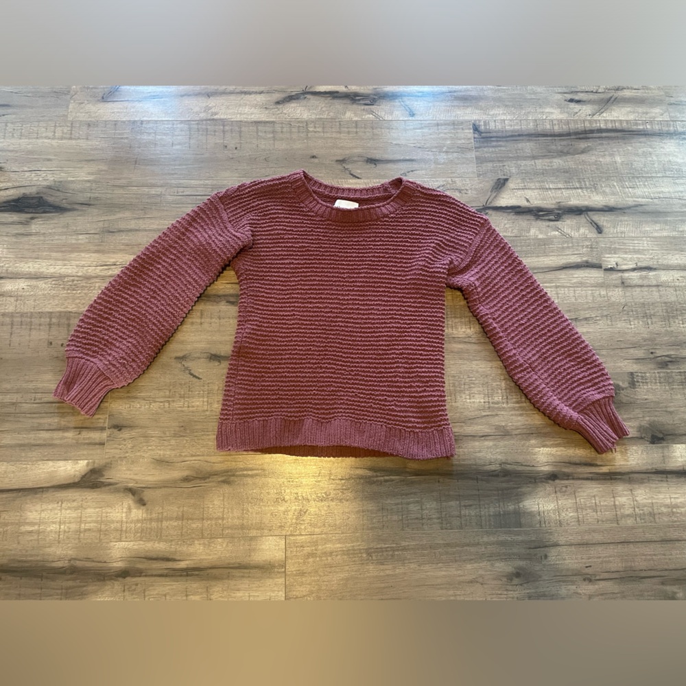 Abercrombie & Fitch Dusty Rose Knit Sweater Women’s Medium Cozy Fall Top